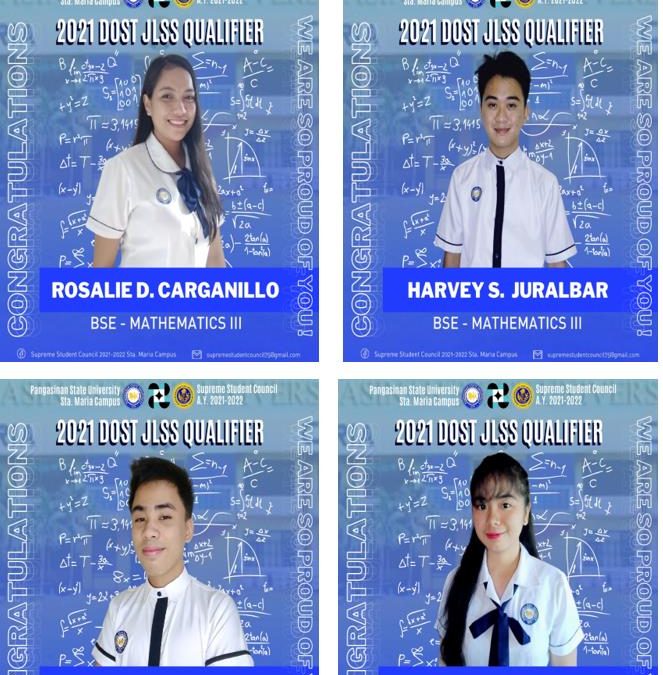 Four BSEd Math studes are DOST scholars