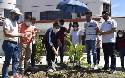 Pres Buted visits PSU-SM, launches DRB Kalachuchi Legacy Garden