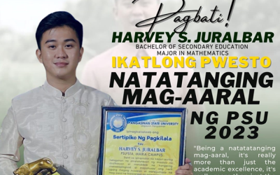 LOOK | Juralbar Hails as the Third Victor of the PSU Gawad Parangal Award 2023