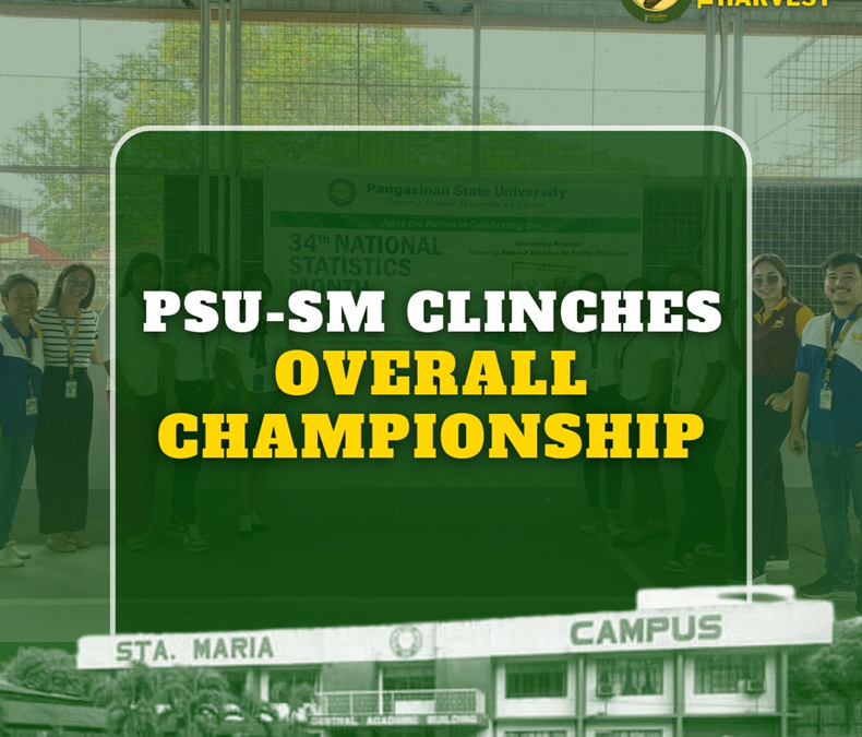 NEWS | PSU-SM Clinches Overall Championship in National Statistics Month